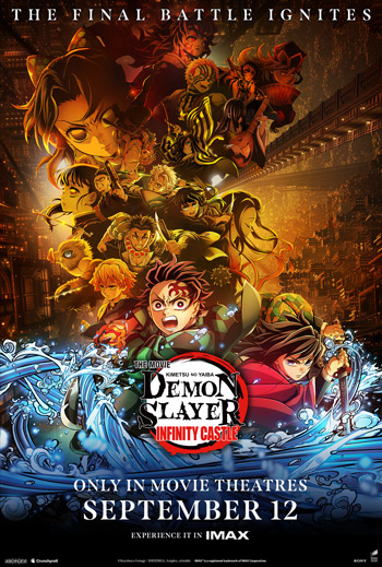 Demon Slayer: Infinity Castle(Japanese w EST) IMAX movie poster